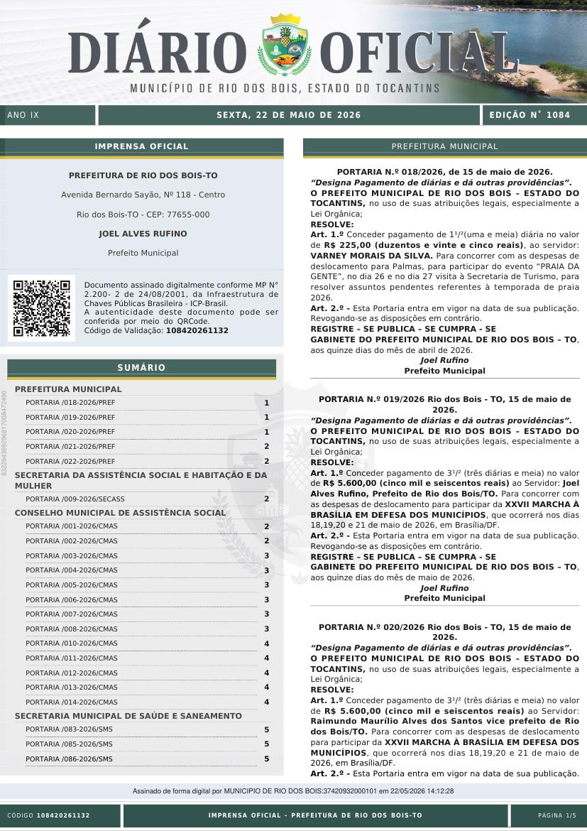 Capa da edição