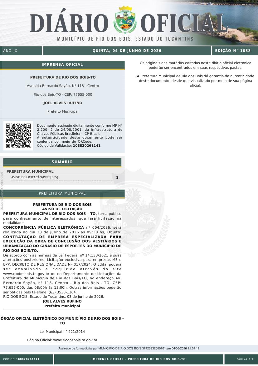 Capa da edição