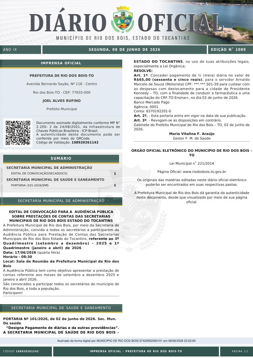 Capa da edição