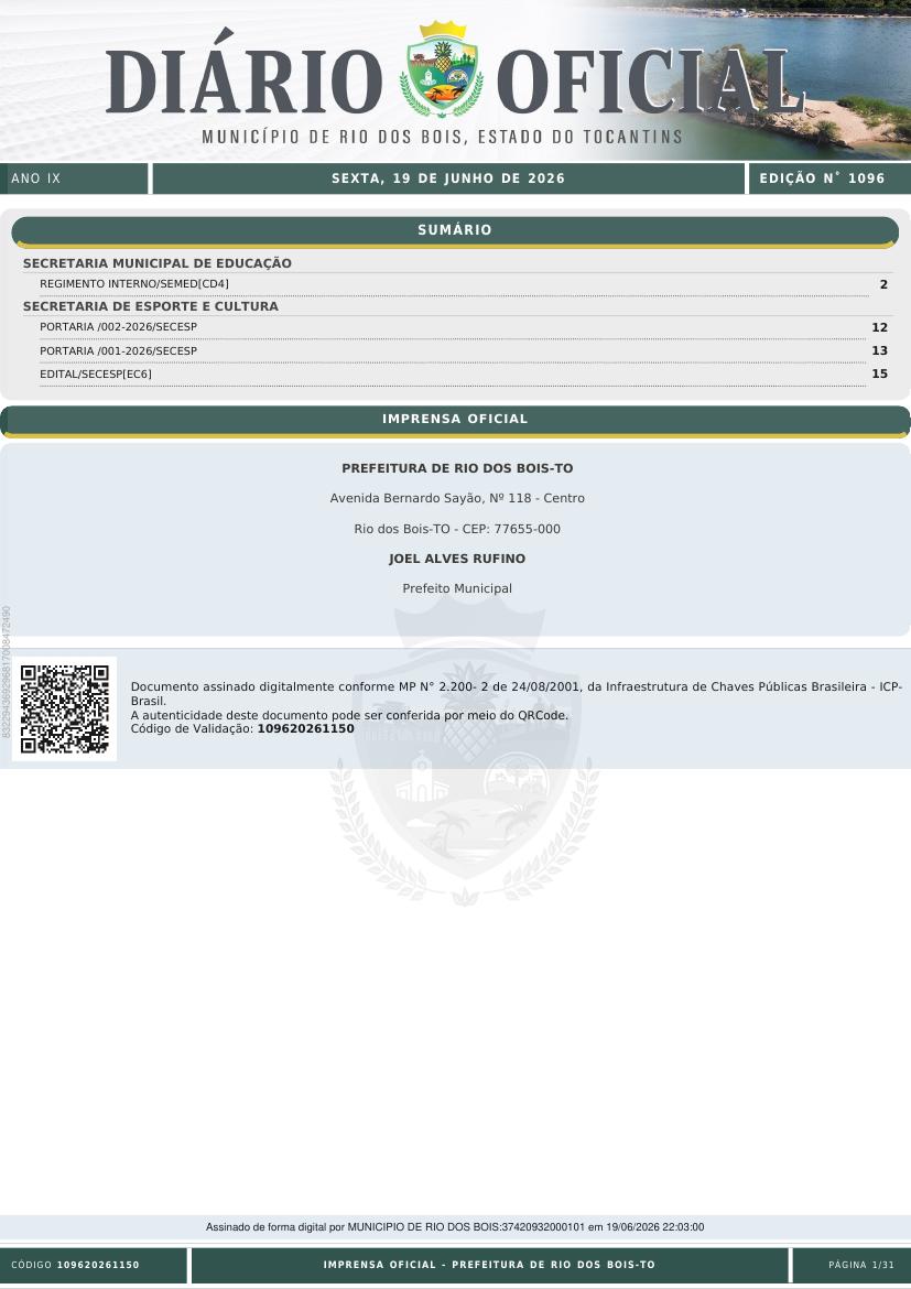 Capa da edição