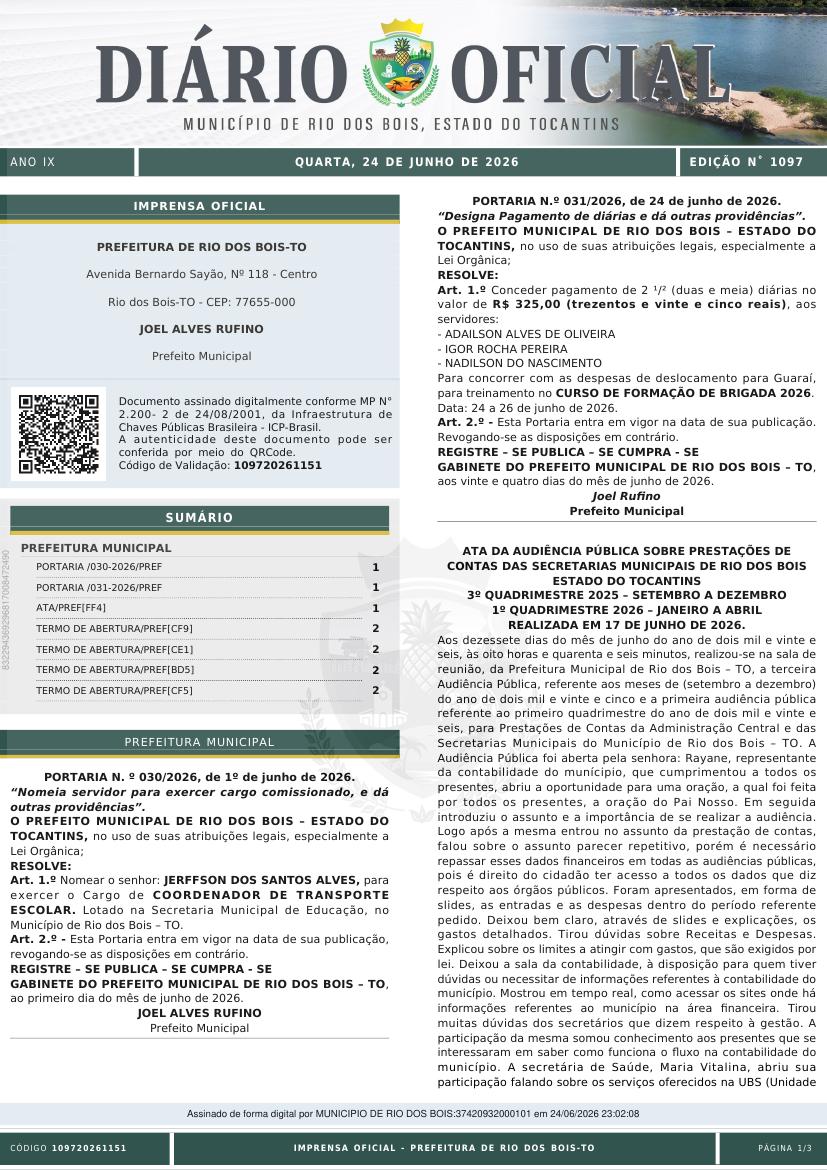 Capa da edição